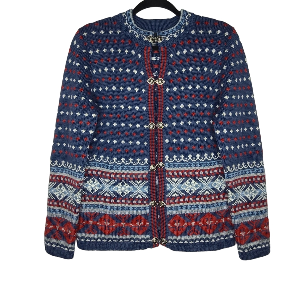 Guide Series Fair Isle Nordic Cardigan Small